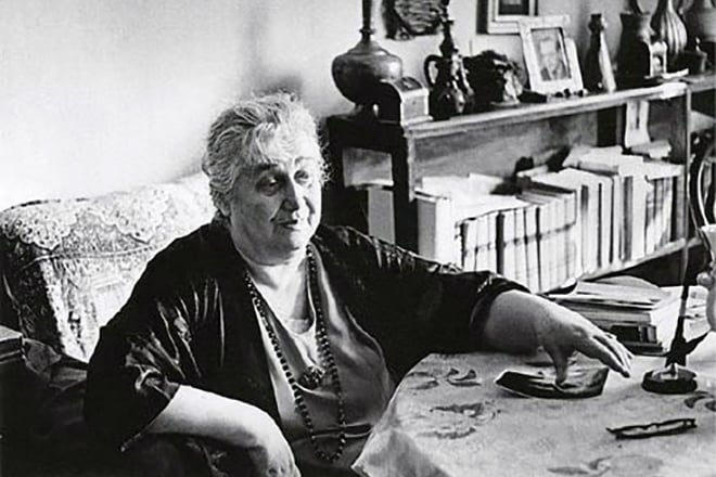 Анна Ахматова в старости
