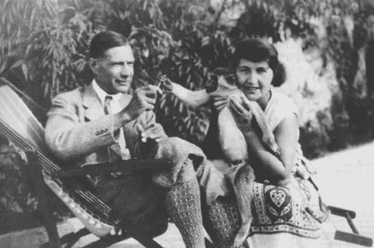 Евгений Замятин с его женой Людмилой
